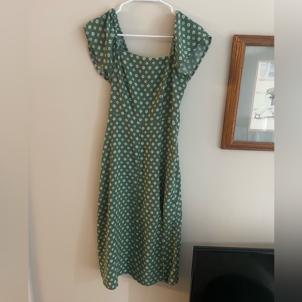 Abound Beautiful Green Flowy Dress